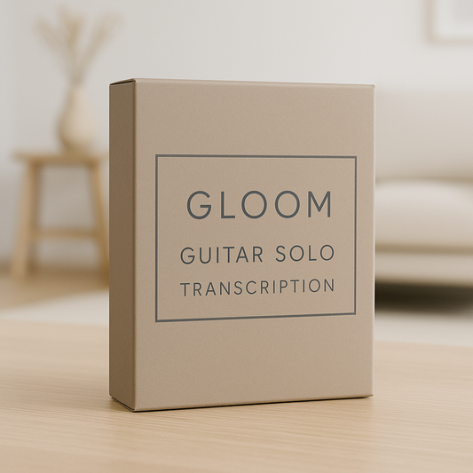 Gloom (Bird Problems) Guitar Solo Transcription