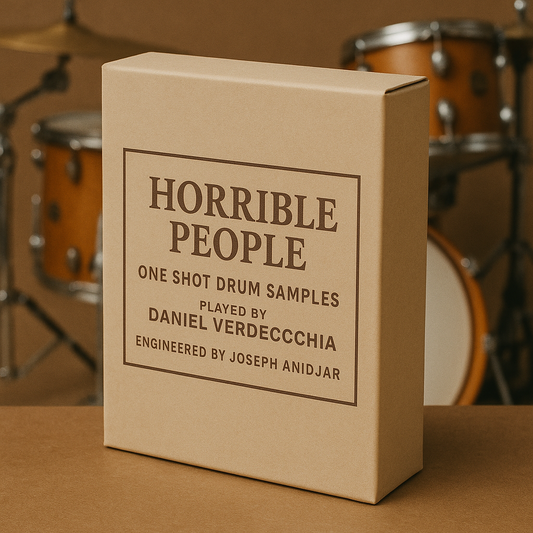 One Shot Drum Samples from the Horrible People Drum Sessions