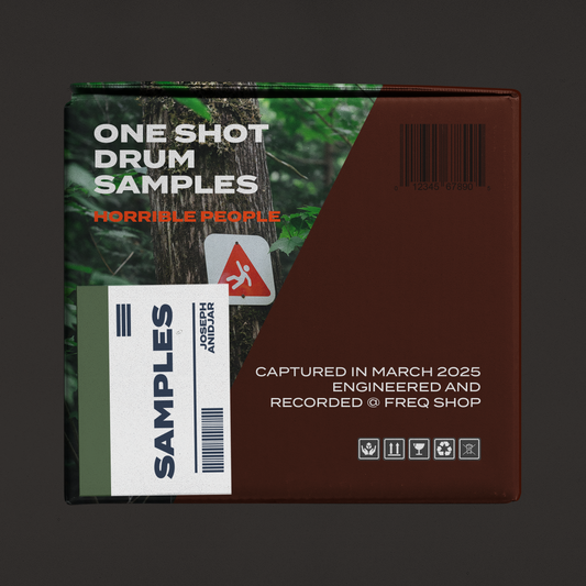 One Shot Drum Samples from the Horrible People Drum Sessions